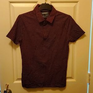 Express Men's XS Polo - Maroon